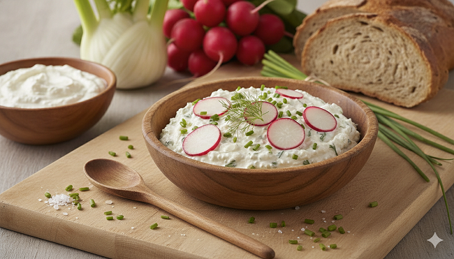 Fenchel Radieschen Quark