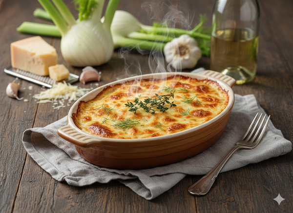 Fenchel Gratinati al forno