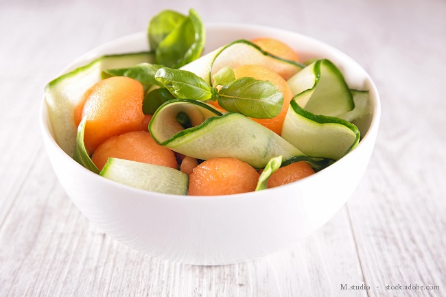 Melonen Gurken Salat