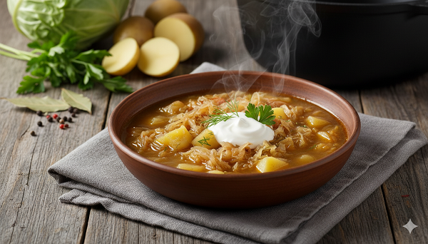Sauerkraut Kartoffel Suppe