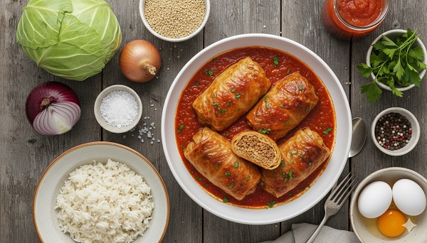 Weißkraut à la Kohlrouladen