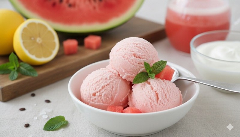 Wassermeloneneis